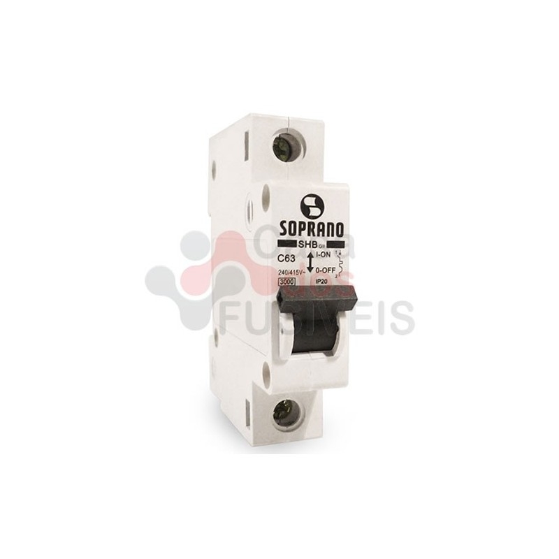 Foto Disjuntor SHB Unipolar 70A