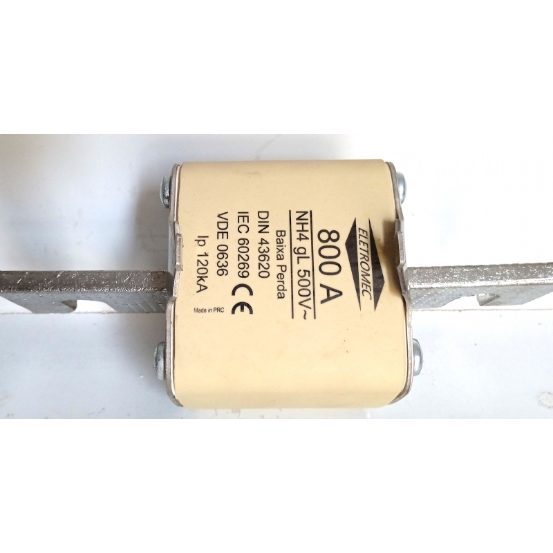 Foto FUSIVEL NH 04 800A 500V gL/gG NH04GL 800C