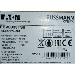 Foto Chave Seccionadora Tripolar Vertical NH 00 160A 690V